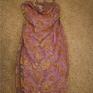 Cowl neck dress